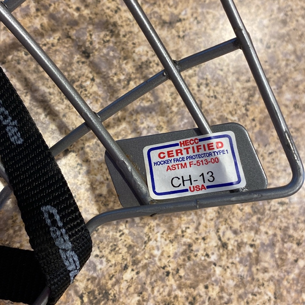 Facemask Grille Ice Hockey Cascade CHM M Z262.2-09 Type B1(UNSURE OF SIZE/BRAND) - Picture 16 of 17